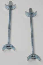 2 Pack KIHAF26296220Z Joint Fasteners Workshop Connectors Adjustable Recessed Work Surface Countertop Bolts 5 7/8" Length Steel Made in Germany - Image 4